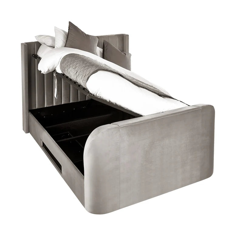 Clara Side Lift-Up Ottoman Storage Tv Bed