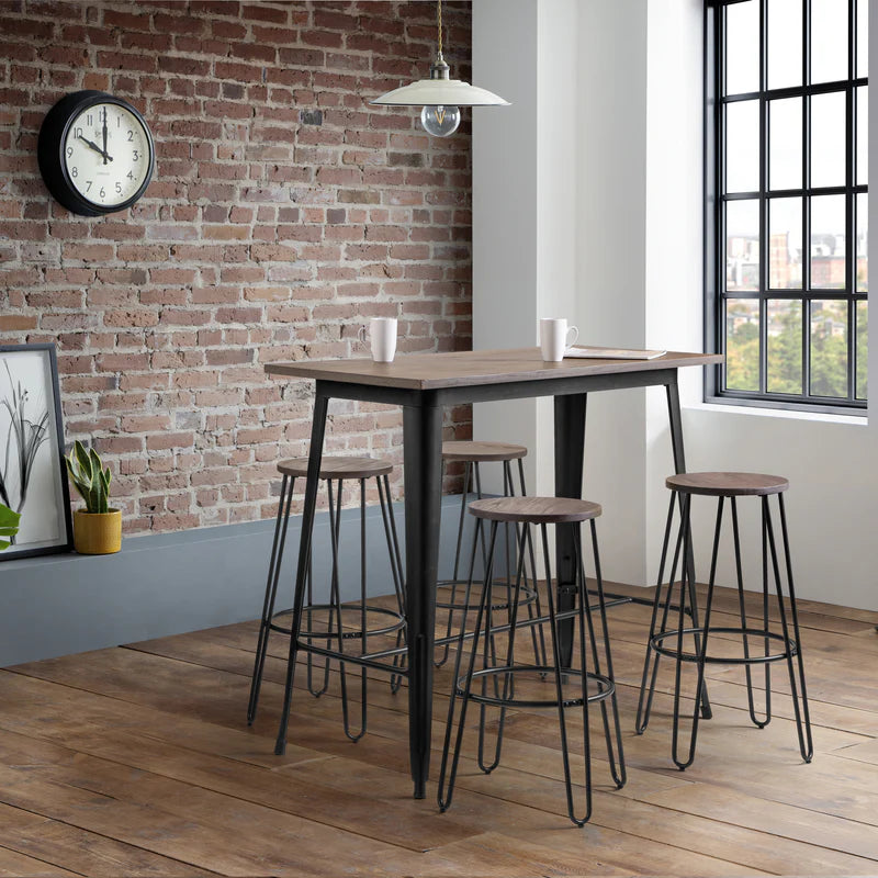 Dalston Round Bar Stools (Set of 2)