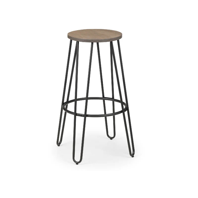 Dalston Round Bar Stools (Set of 2)