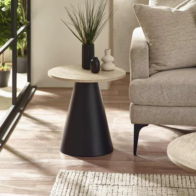 Elgon Coffee and Lamp Table Set