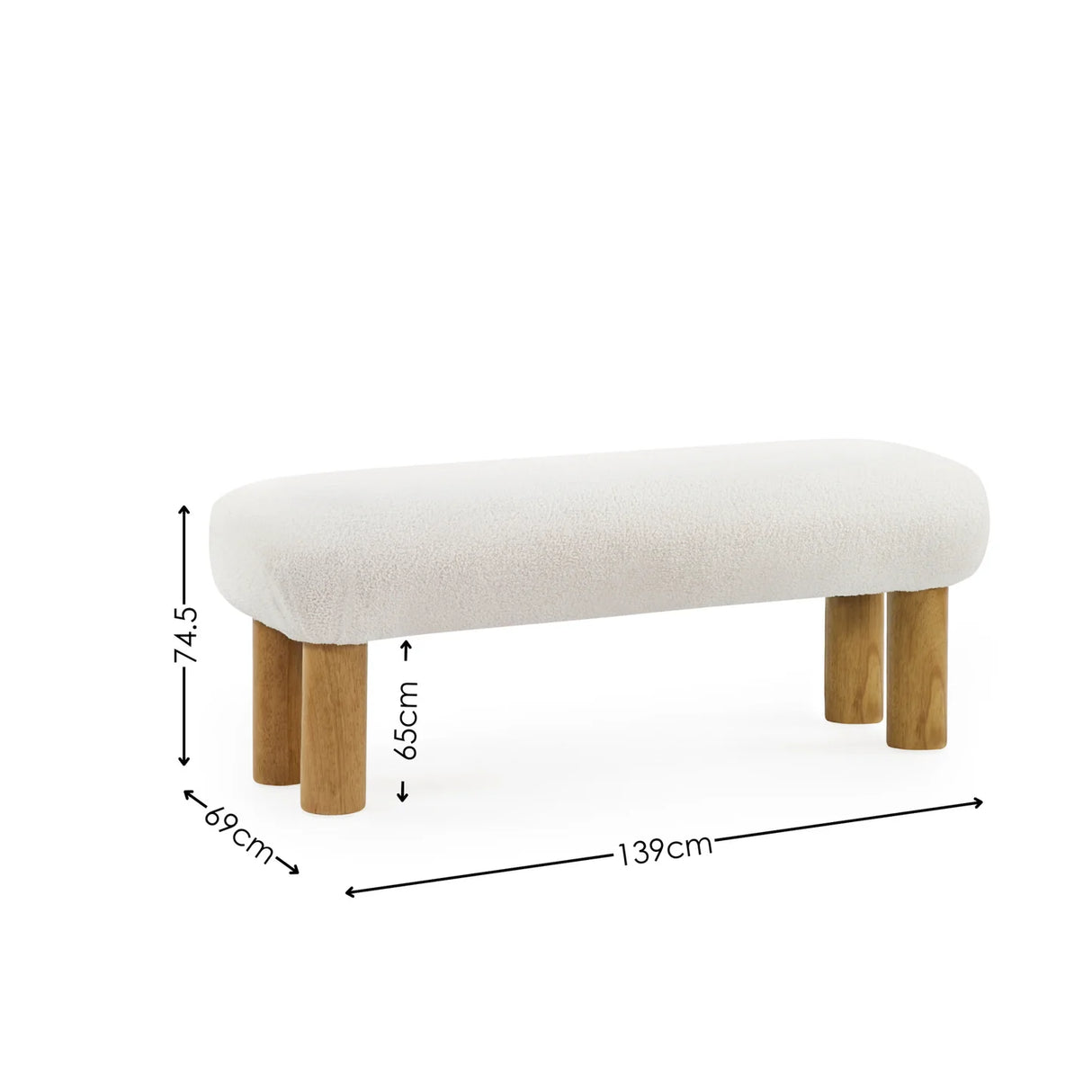 Freya Low Bench