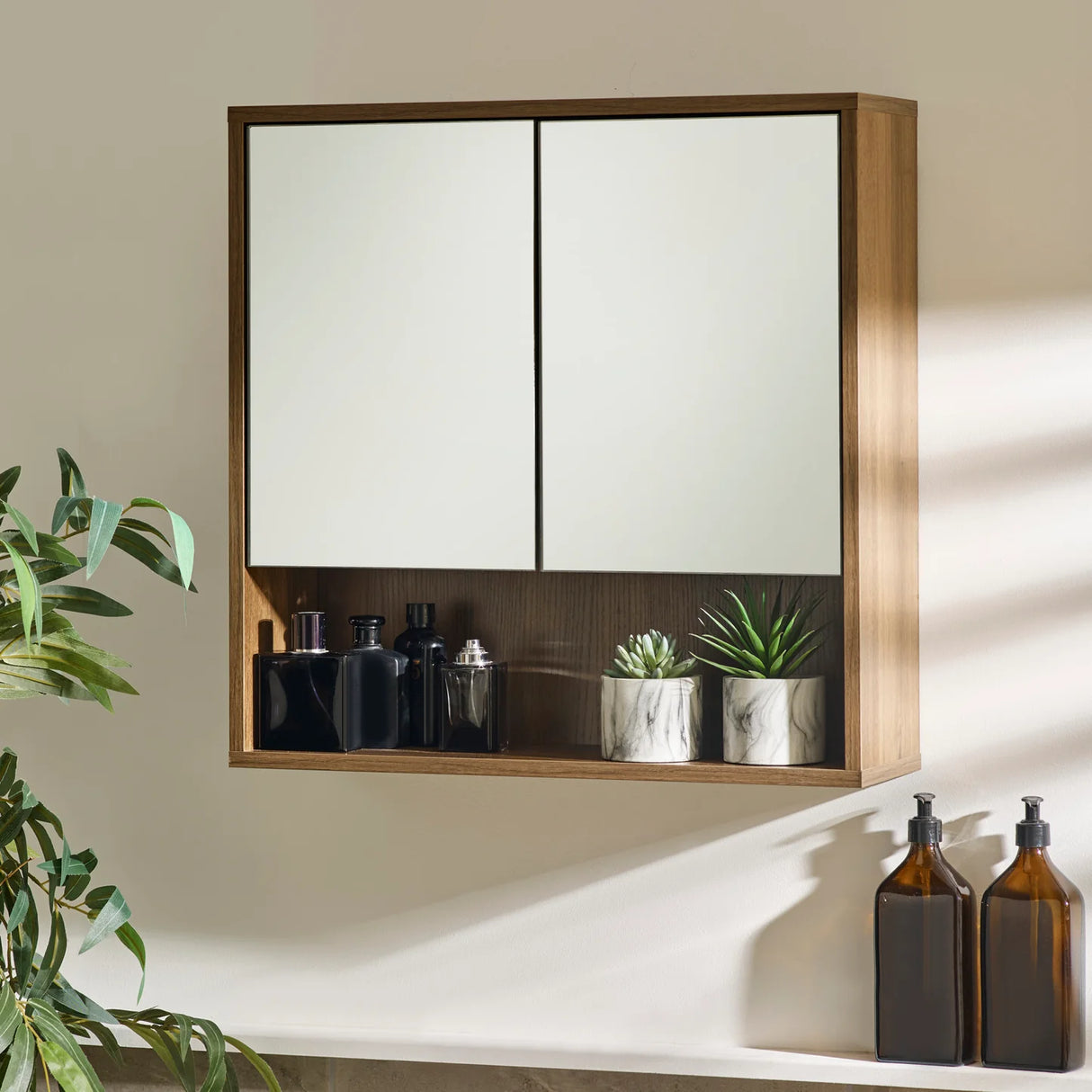 Hampshire Mirrored Bathroom Wall Cabinet