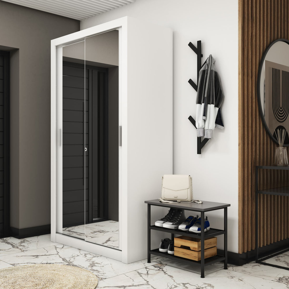Idea ID-18 Sliding Door Wardrobe 120cm
