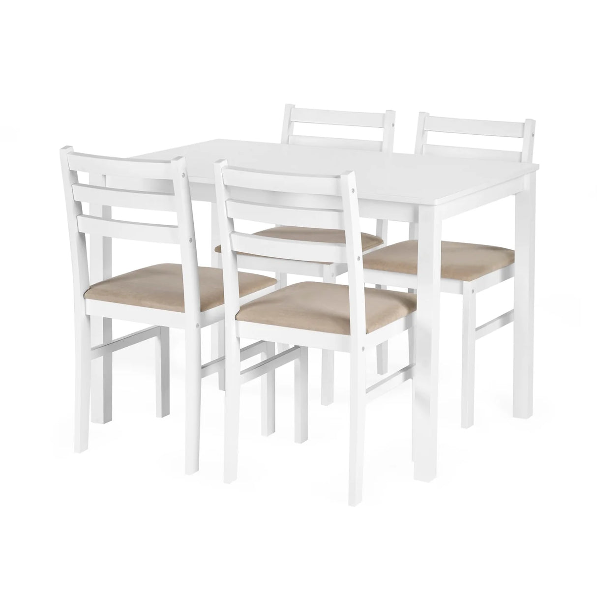 Keats Rectangular Table with 4 Chairs Dining Set