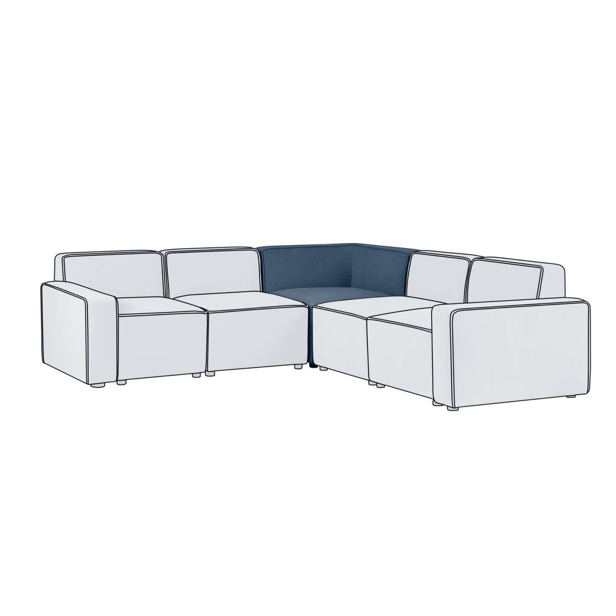 Lago Combination Sofa Corner Unit