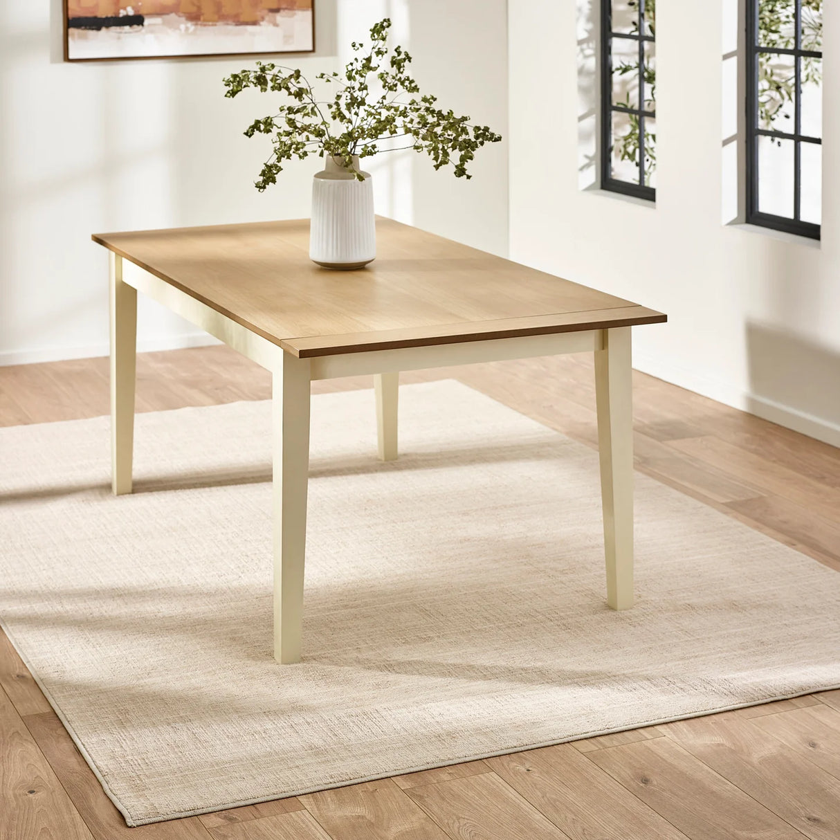 Larissa Rectangular Extending Dining Table