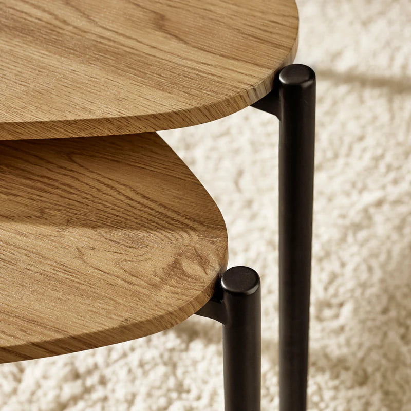 Lorette Teardrop Nesting Coffee Table
