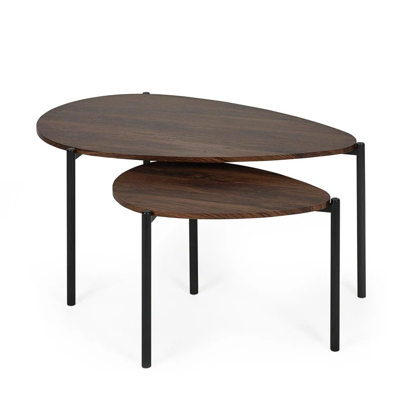 Lorette Teardrop Nesting Coffee Table