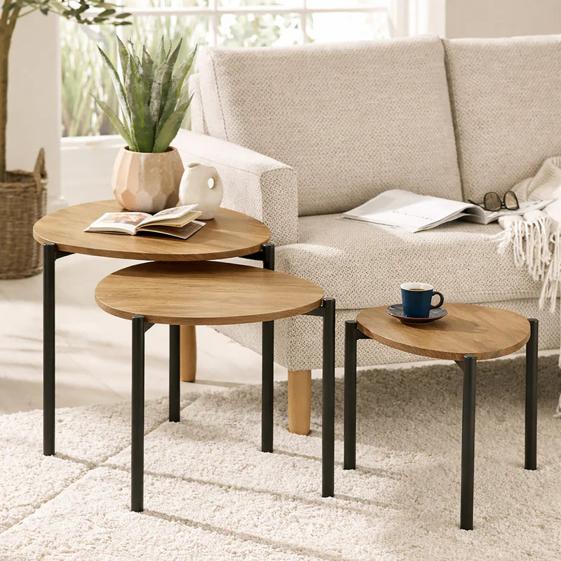 Lorette Teardrop Nesting Side Table
