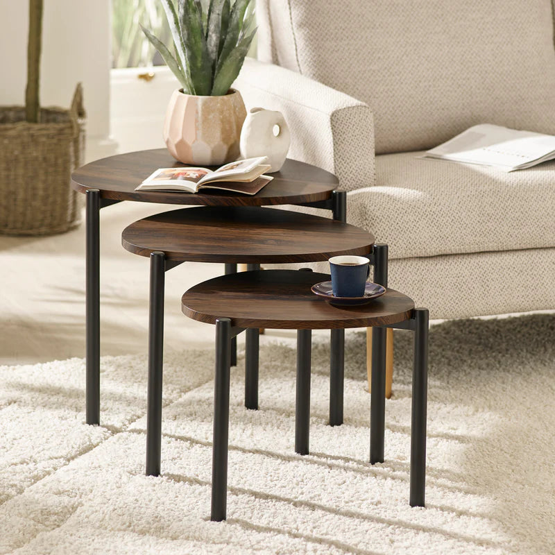 Lorette Teardrop Nesting Side Table