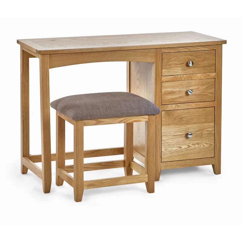 Mallory Single Dressing Table and Stool