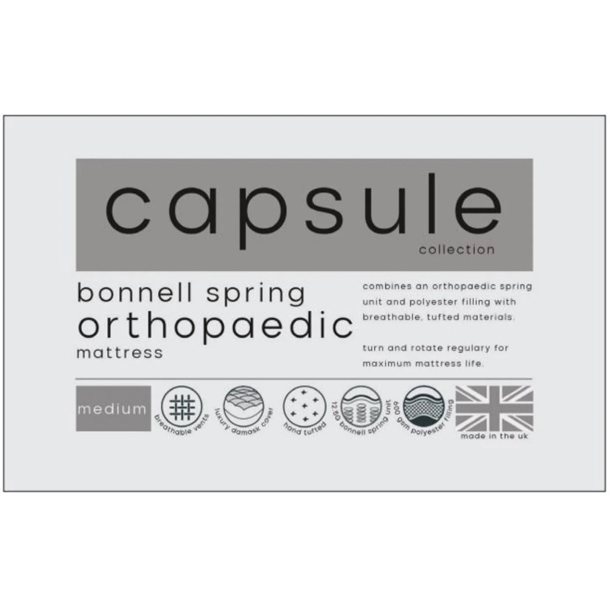 Capsule Orthopaedic Mattress