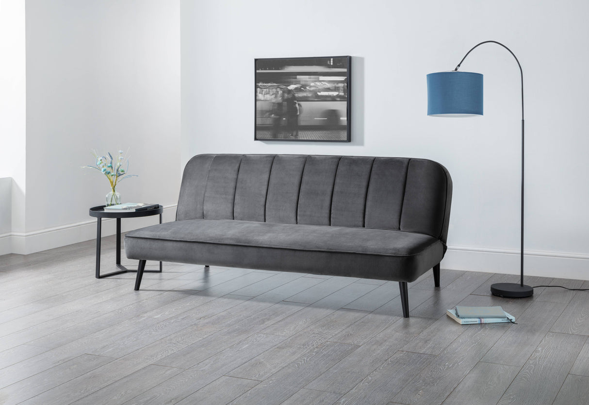 Miro Curved Back Sofabed - Blue