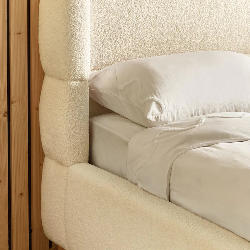 Oberon Bouclé Bed