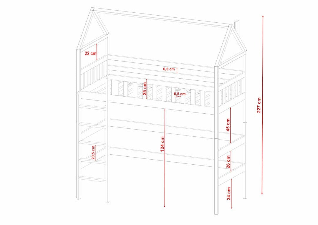 Otylia Loft Bed