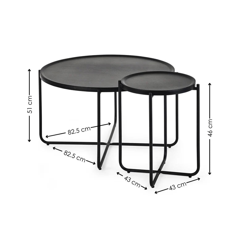 Sagrada Coffee & Lamp Table Set