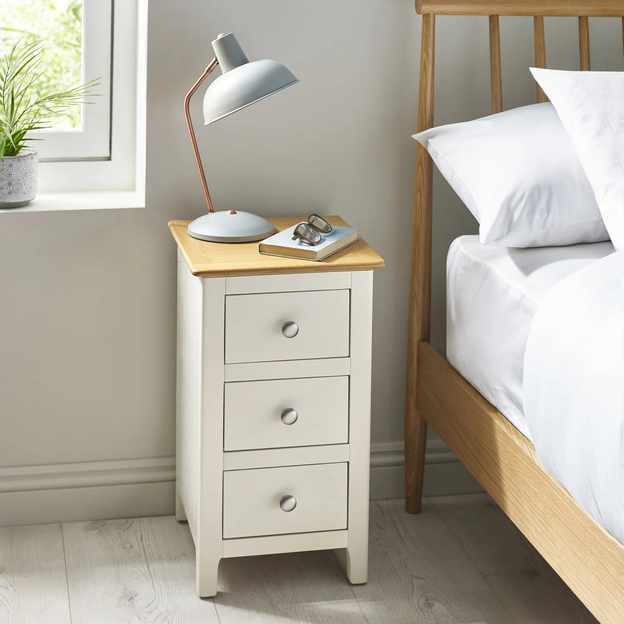 Somerset 3 Drawer Bedside