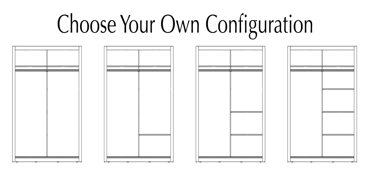 Arti 21 - 2 Sliding Door Wardrobe 160cm