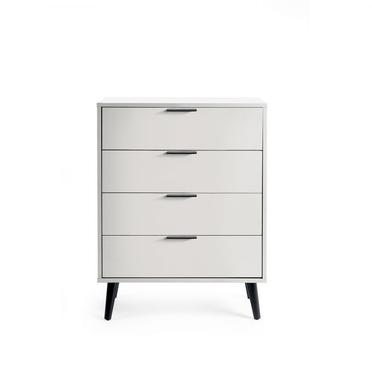Alba 4 Drawer Wide Chest - Silk Grey