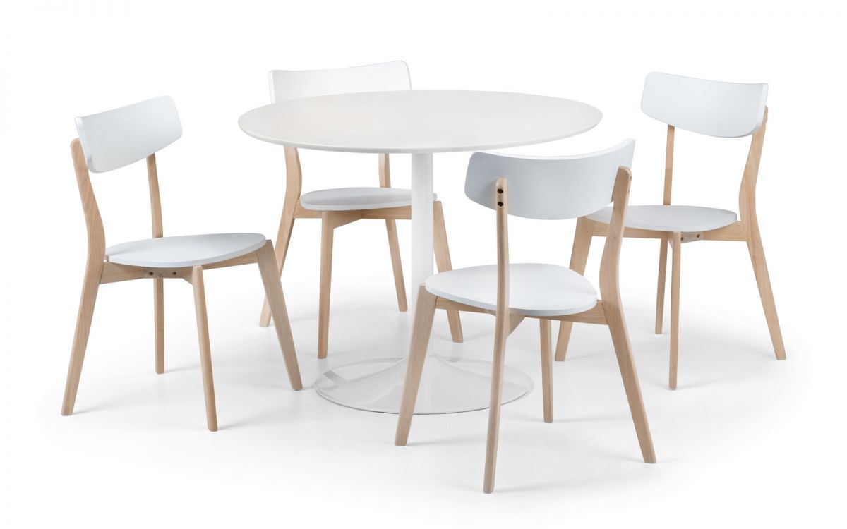 Blanco White & Casa Dining Set