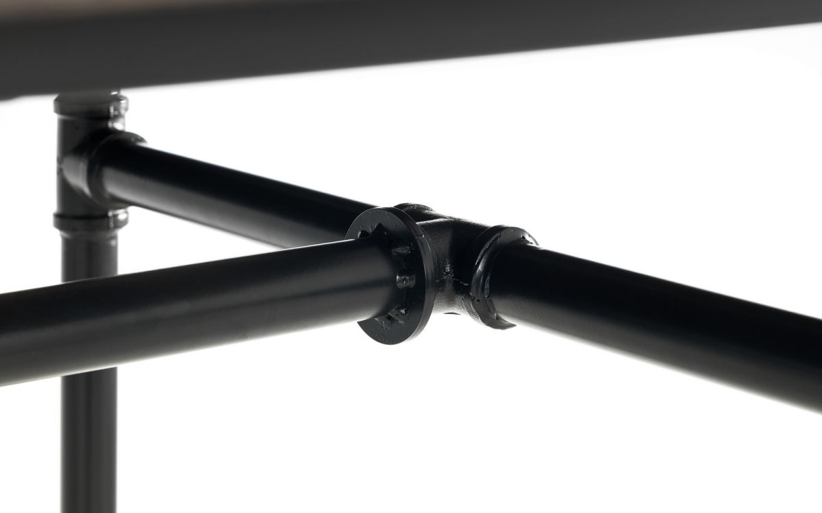 Carnegie Dining Table & 2 Benches