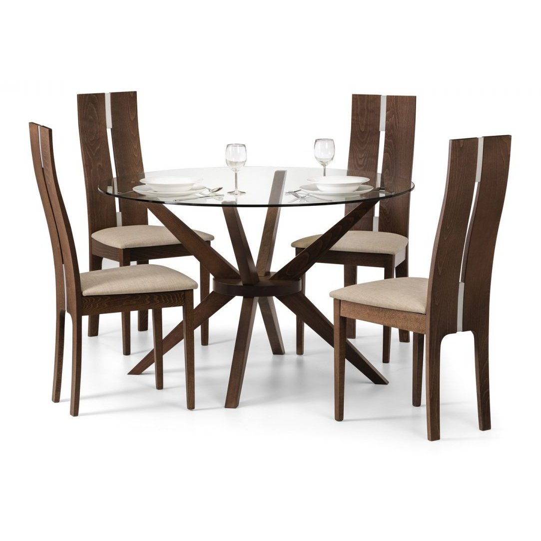 Chelsea Glass Top Dining Table