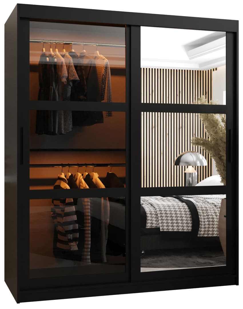 Parma II Sliding Door Wardrobe 150cm