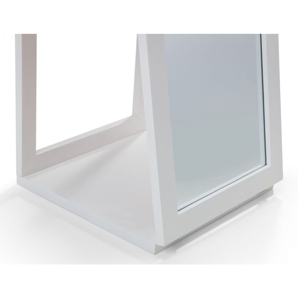 Fresco Storage Mirror - White