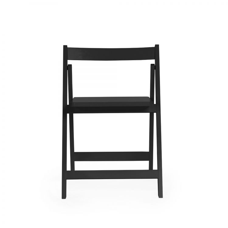 Gatan Small Gateleg Table With 2 Chairs - Black