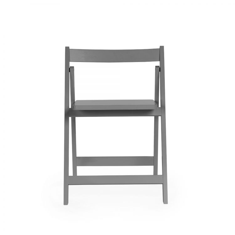 Gatan Small Gateleg Table With 2 Chairs - Grey
