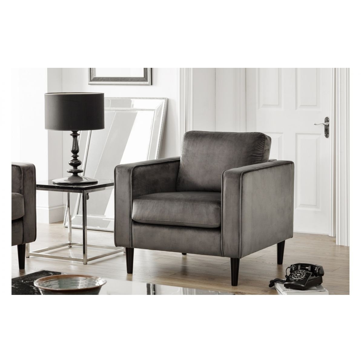 Hayward Velvet Armchair