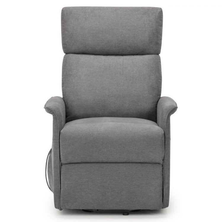 Helena Rise & Recliner - Charcoal Fabric