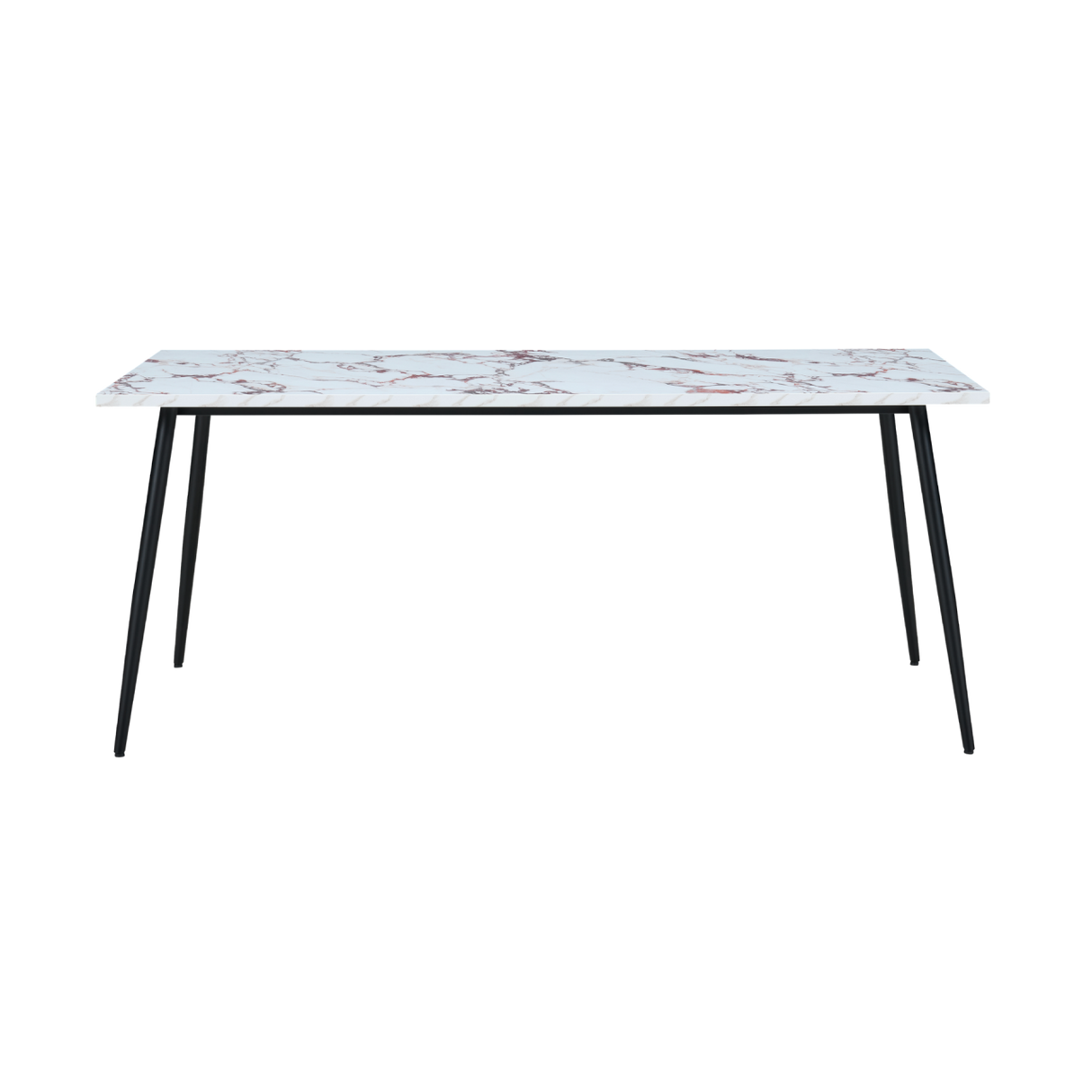 Horizon Large Dining Table Marble Effect