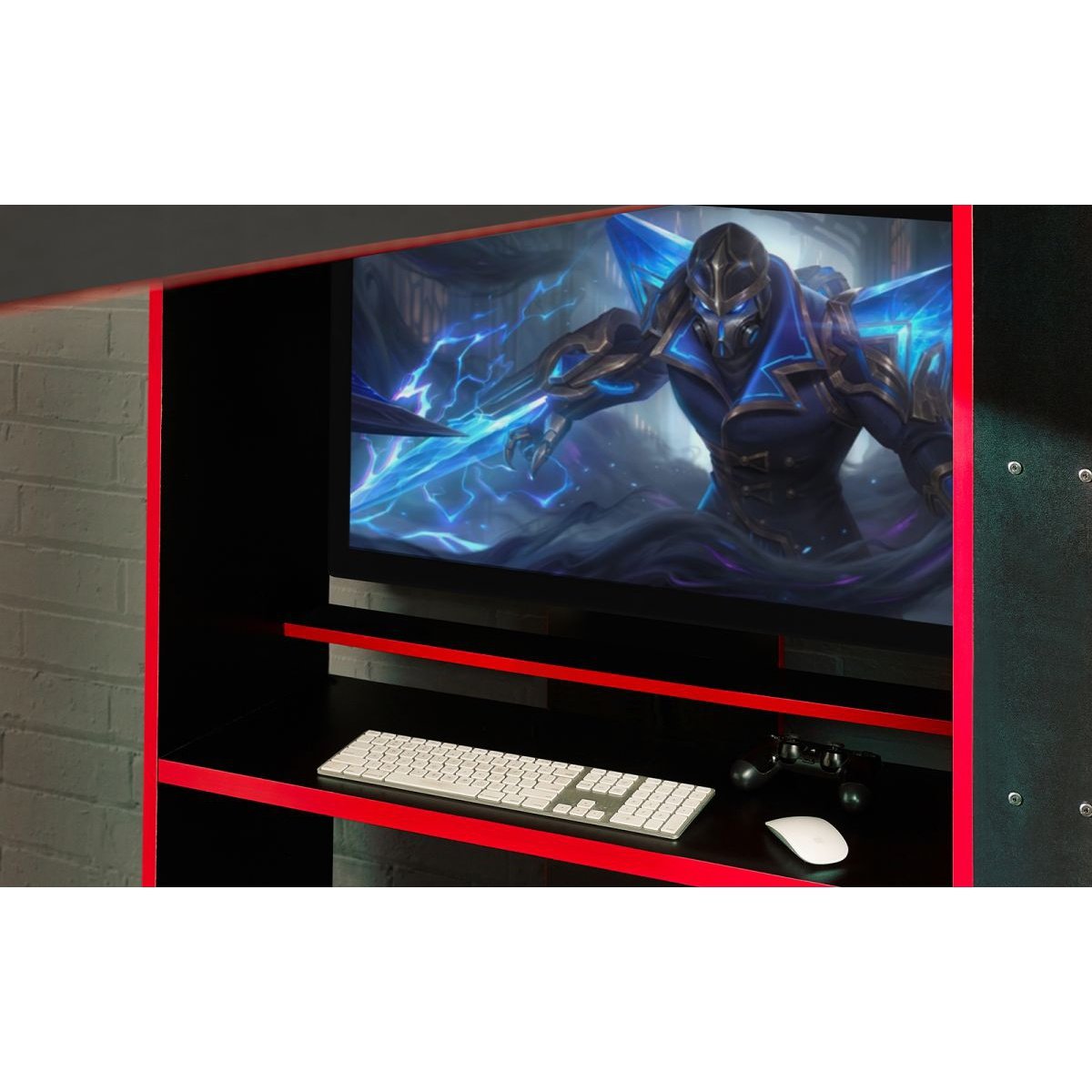 Impact Gaming Bunk - Black/Red