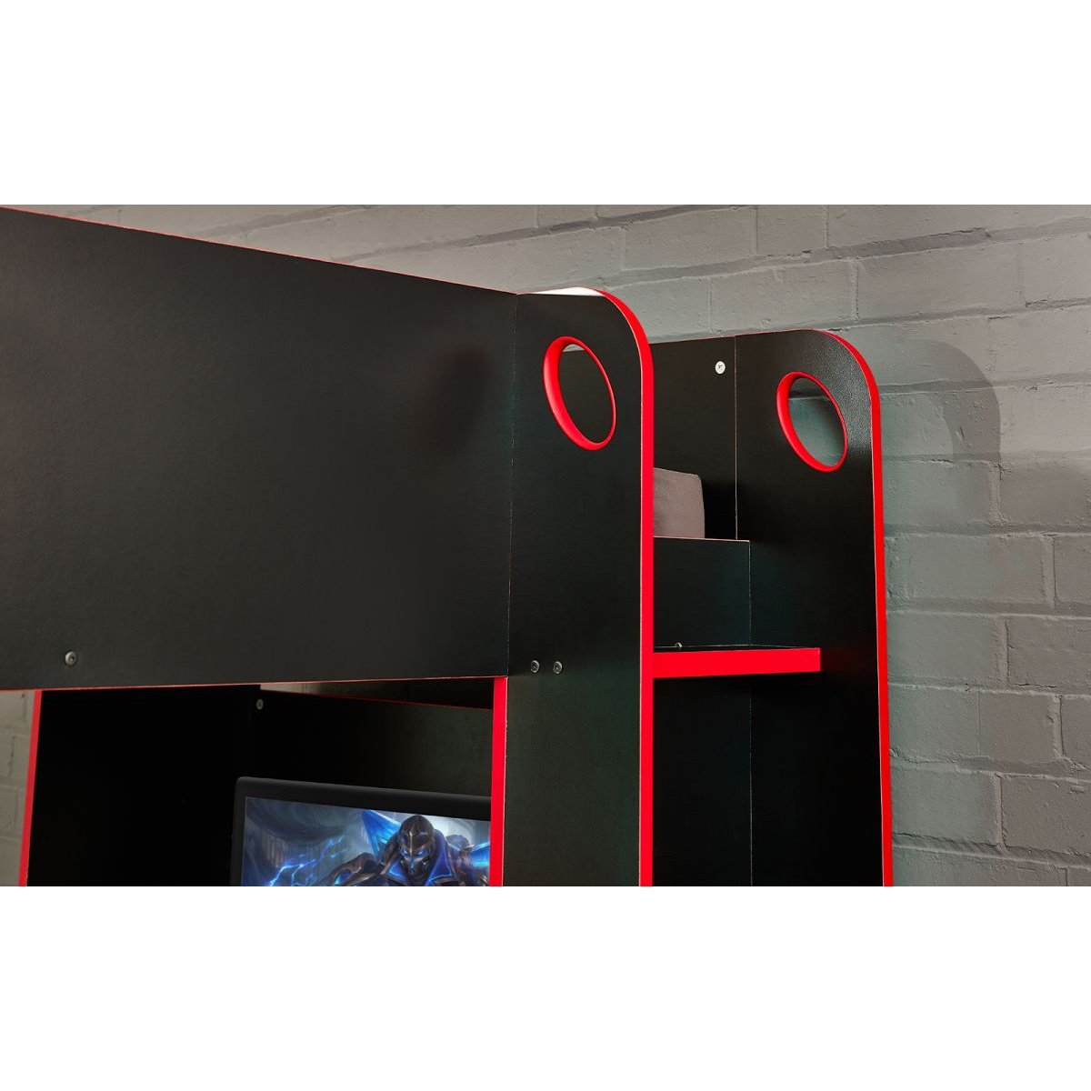 Impact Gaming Bunk - Black/Red
