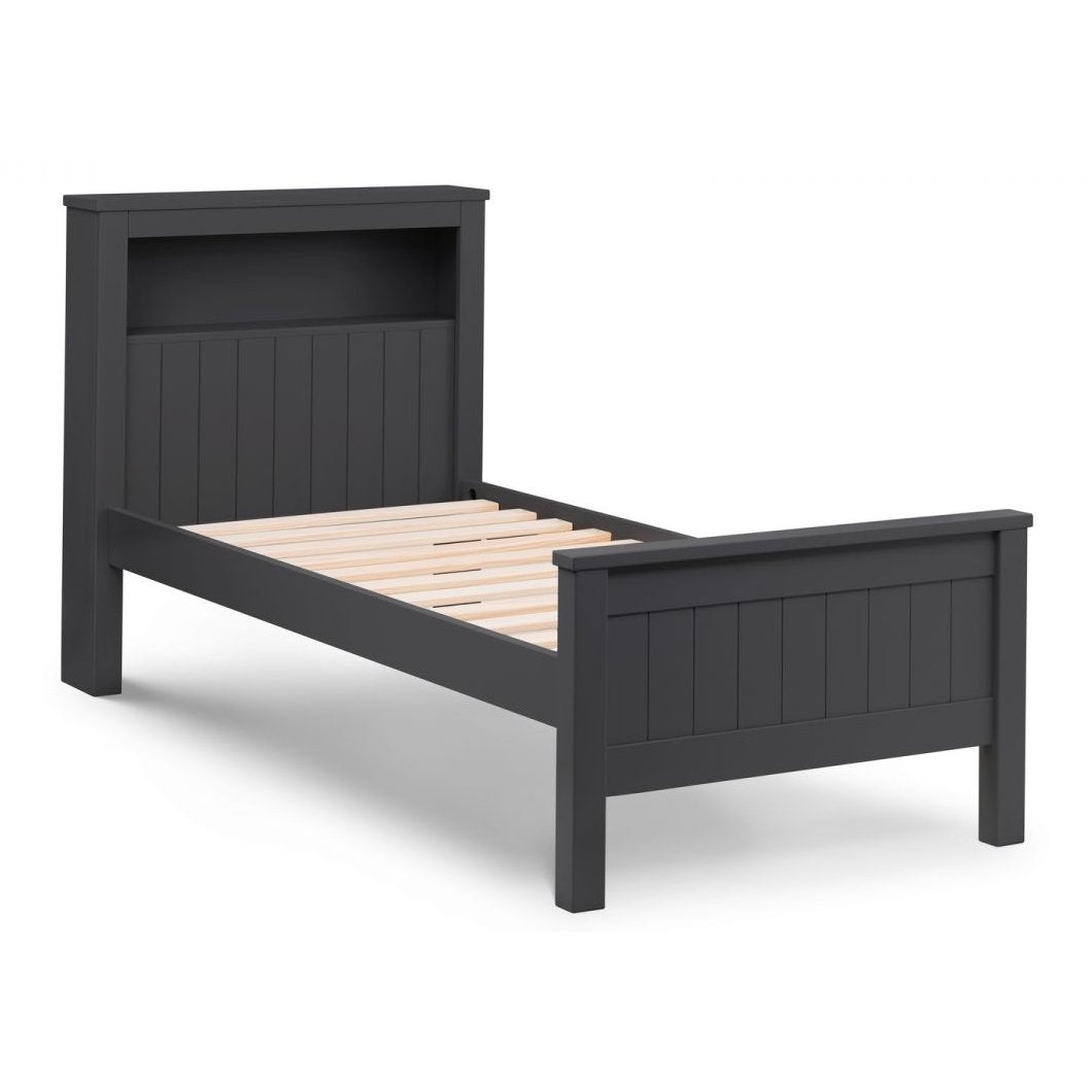 Maine Bookcase Bed - Anthracite