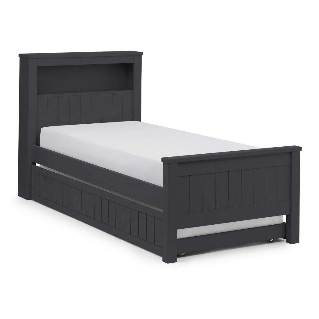Maine Bookcase Bed - Anthracite
