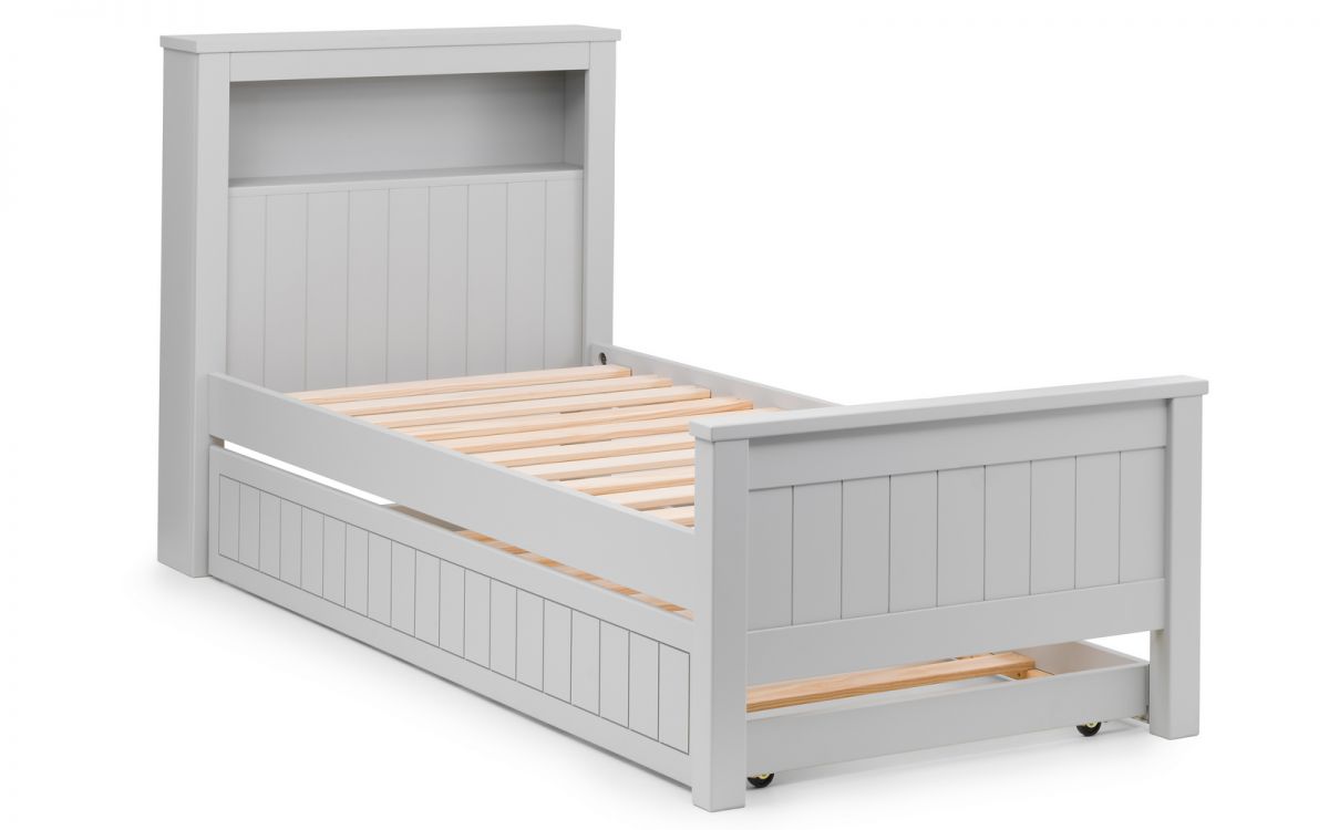 Maine Bookcase Bed - Dove Grey