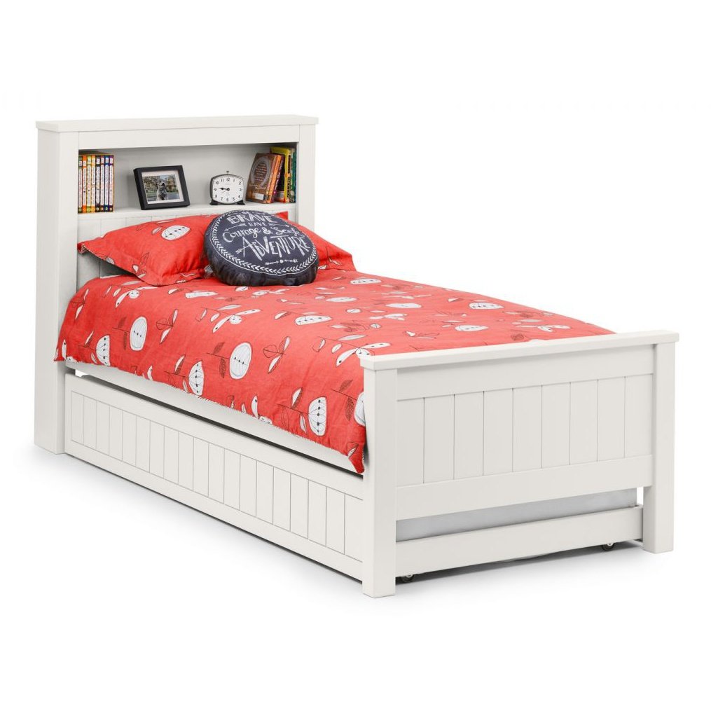 Maine Bookcase Bed - Surf White