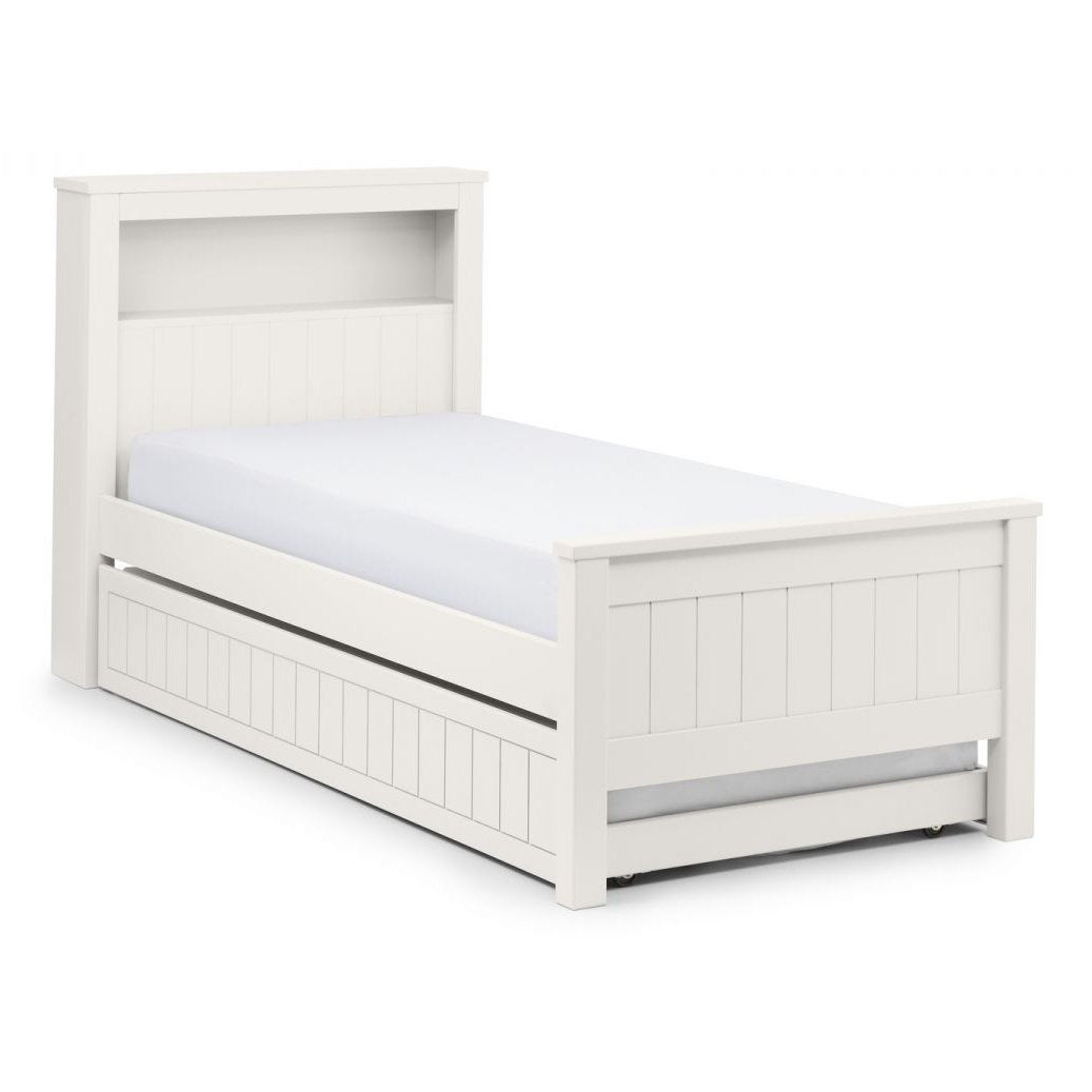 Maine Bookcase Bed - Surf White