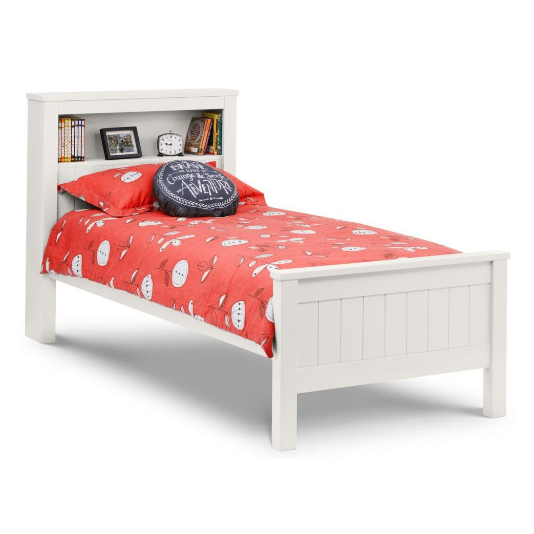 Maine Bookcase Bed - Surf White