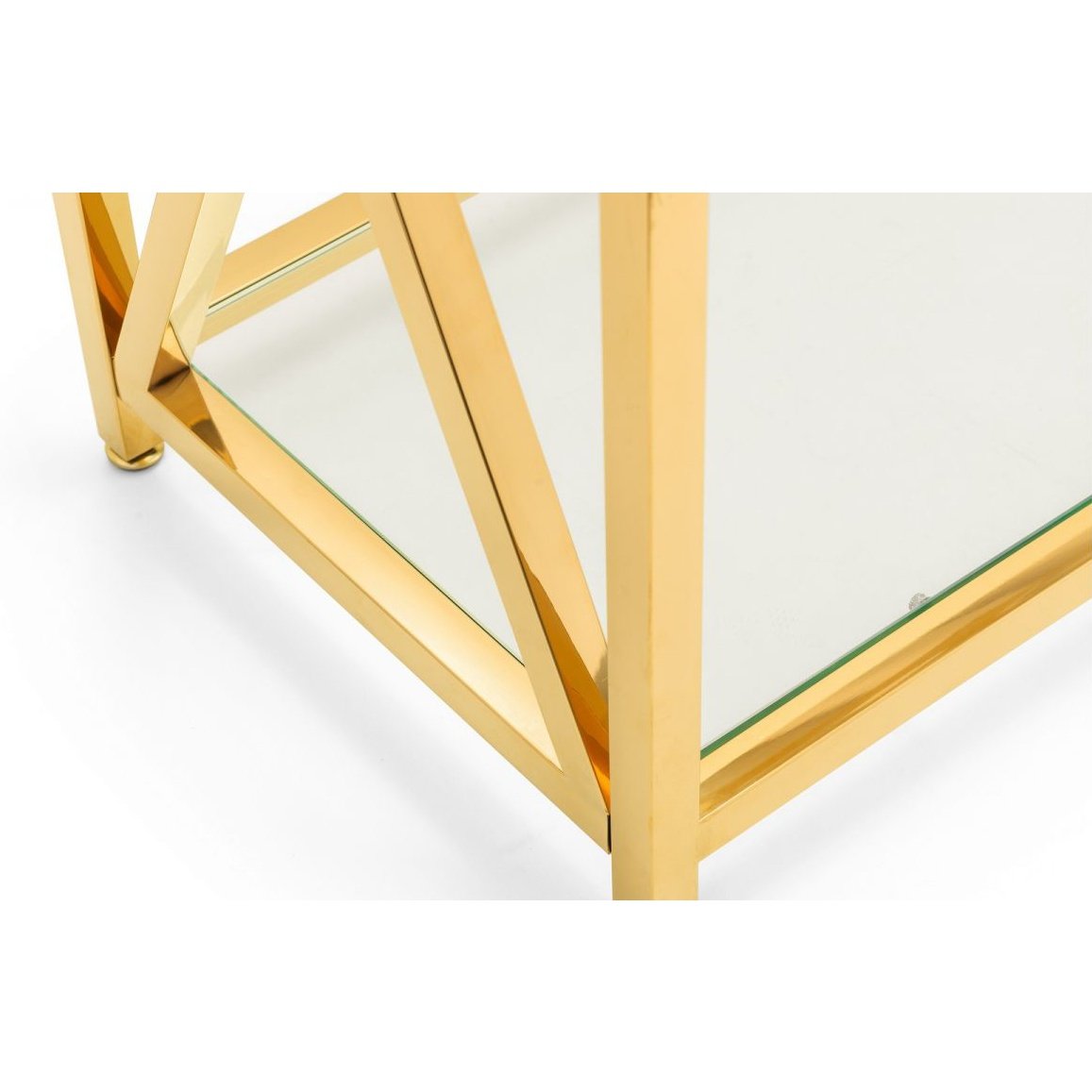 Miami Console Table - Gold