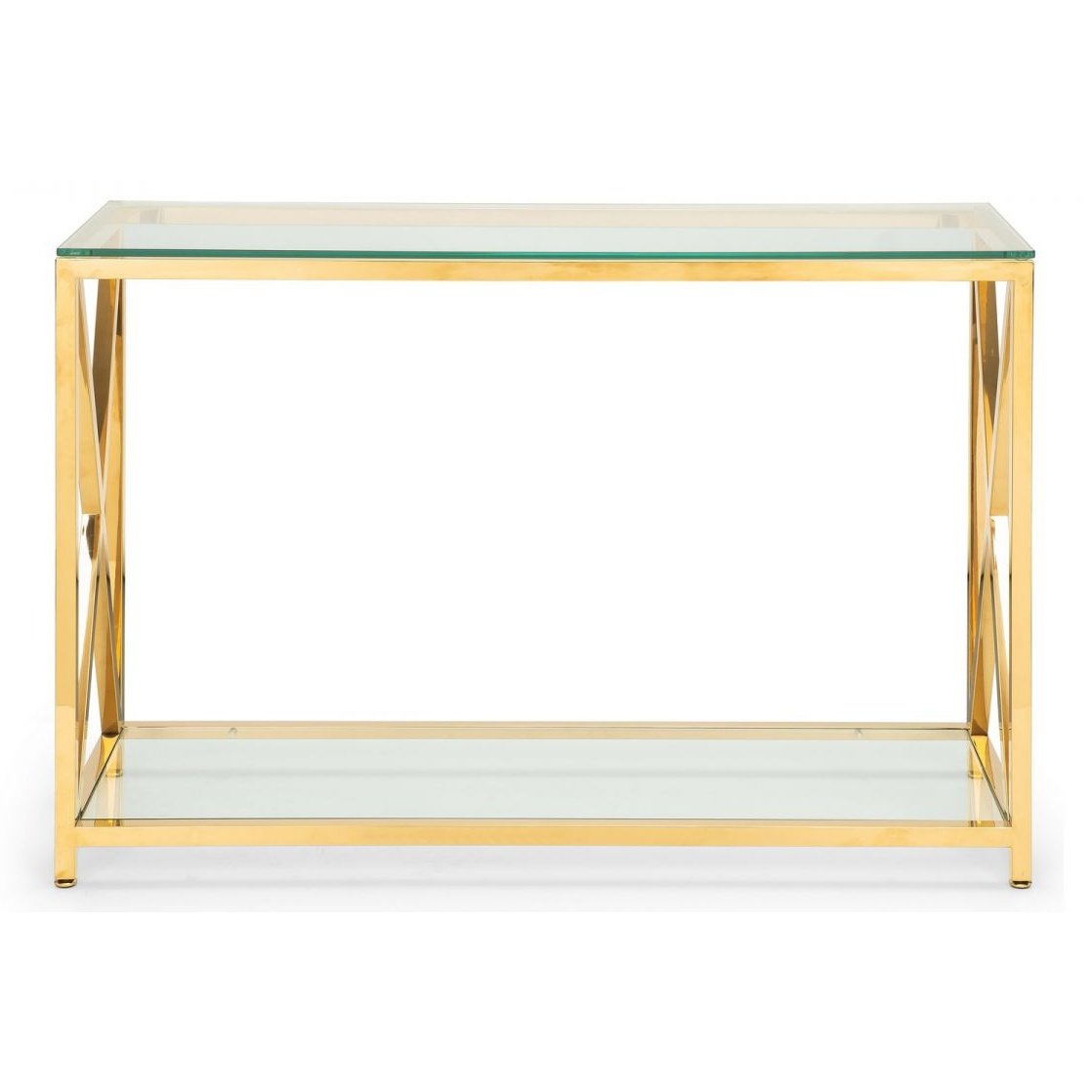 Miami Console Table - Gold