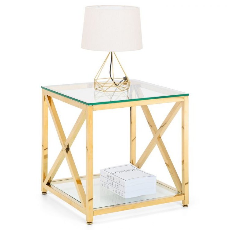 Miami Lamp Table - Gold