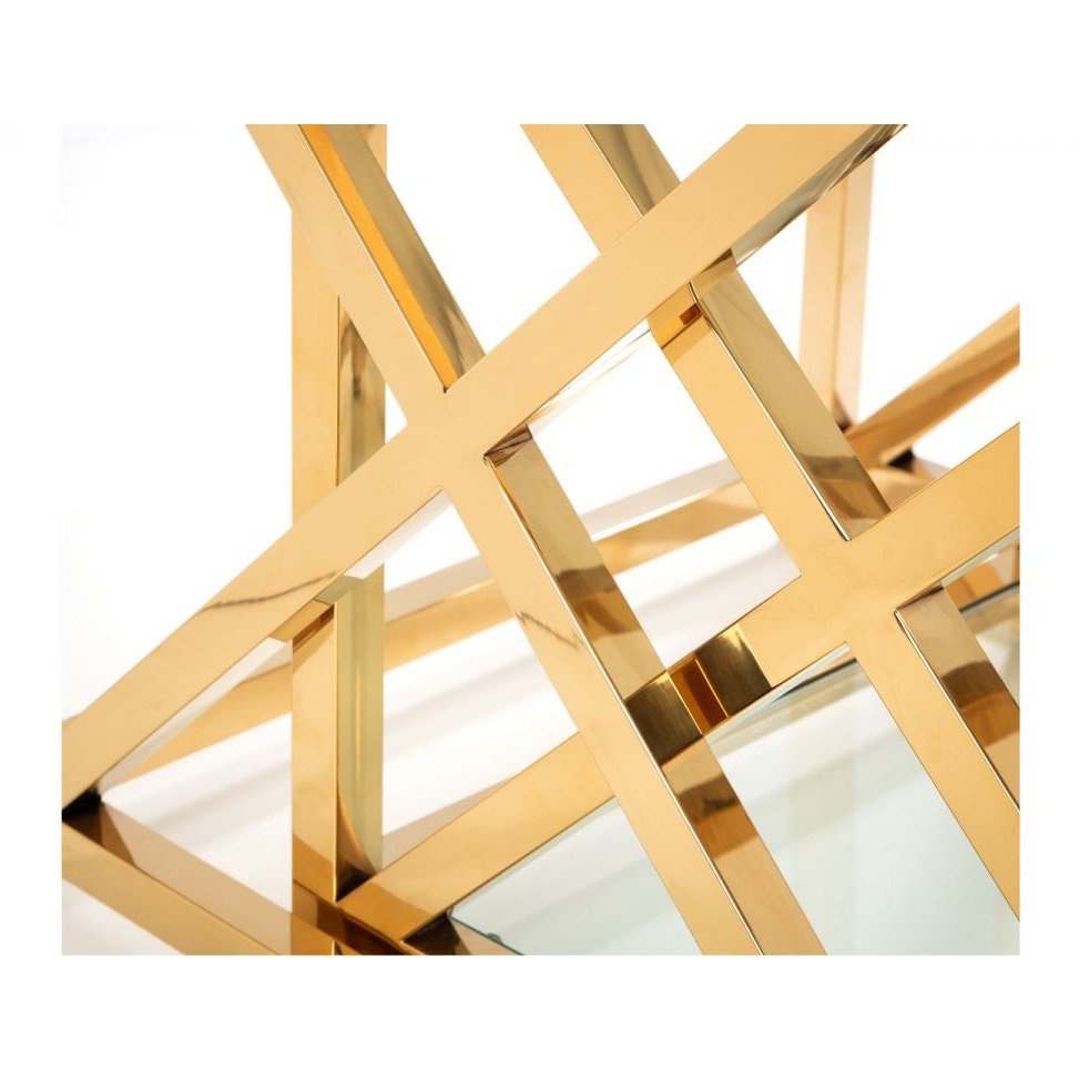 Miami Nest of Tables - Gold