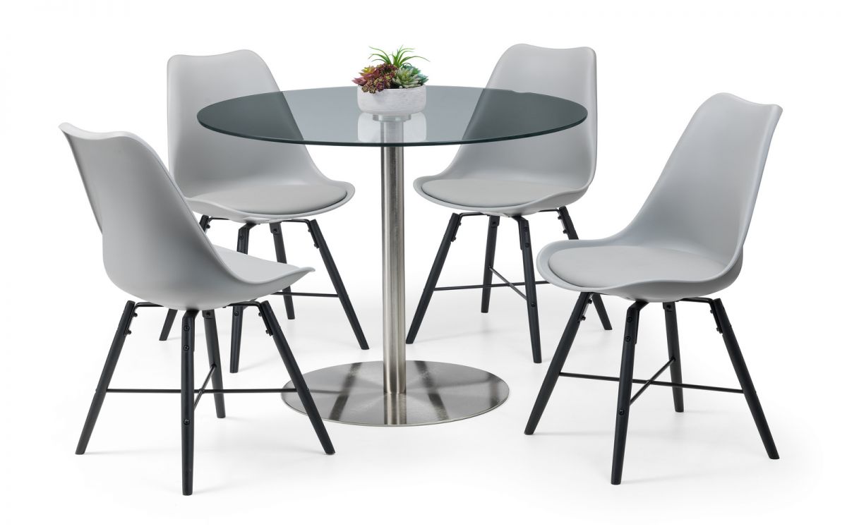 Milan & Kari Grey Dining Set