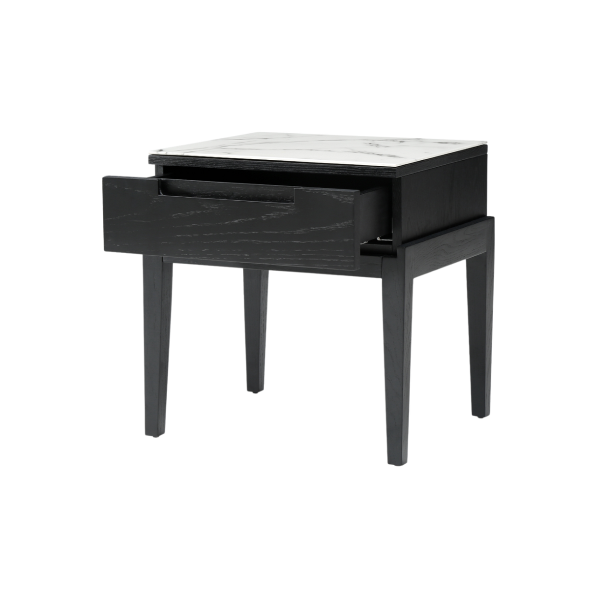 Orchid Bedside Single Drawer - Marble