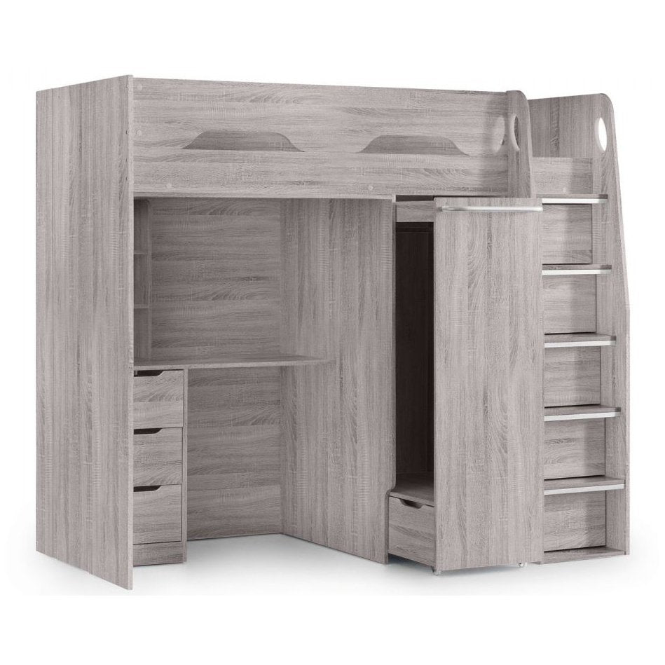 Pegasus Highsleeper - Grey Oak