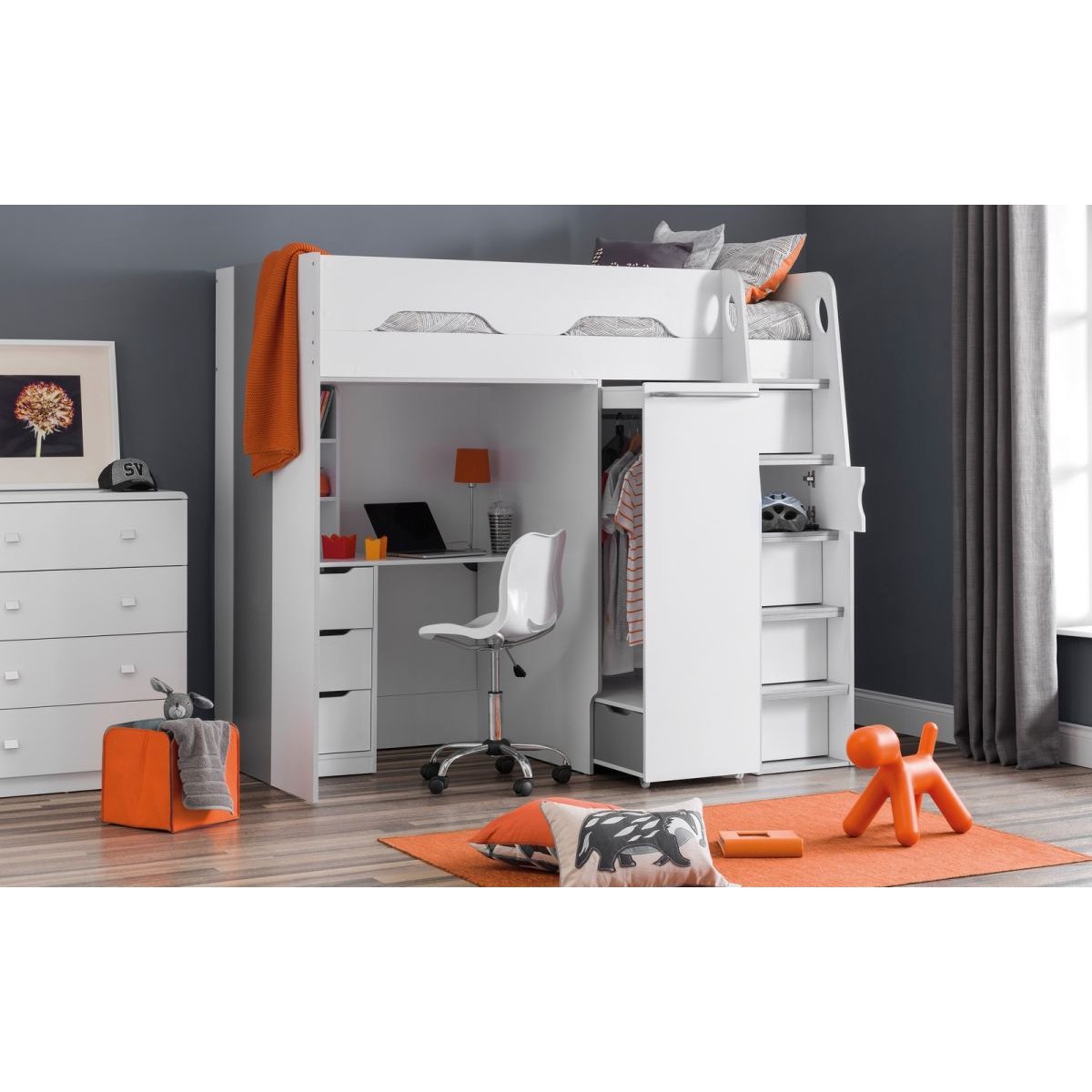 Pegasus Highsleeper - White