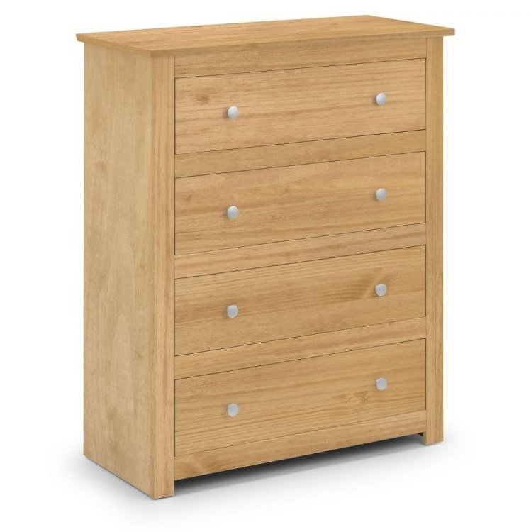 Radley 4 Drawer Chest - Waxed Pine